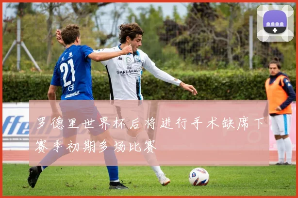 罗德里世界杯后将进行手术缺席下赛季初期多场比赛